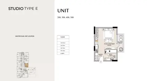 Floor plan, Studio