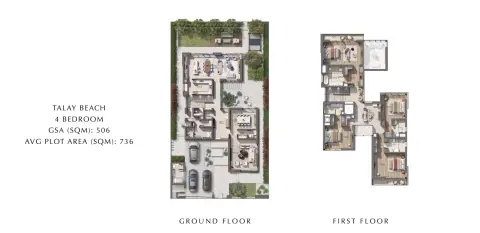 Floor plan, 4 Bed