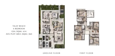 Floor plan, 6 Bed