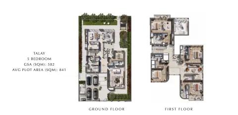 Floor plan, 5 Bed