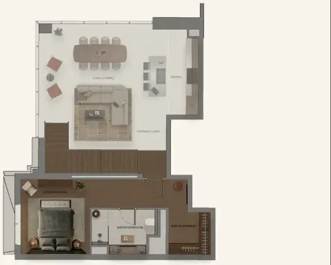 Floor plan, 2 Bed