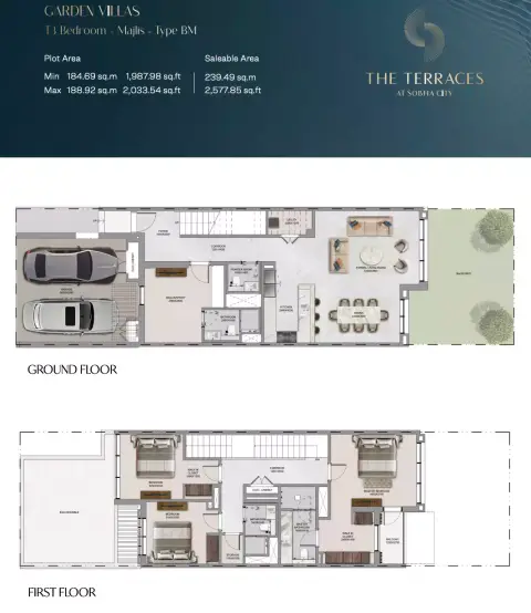 Floor plan, 3 Bed