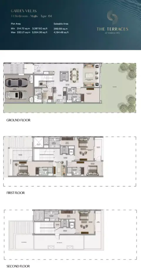 Floor plan, 4 Bed