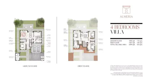 Floor plan, 4 Bed