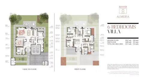 Floor plan, 6 Bed