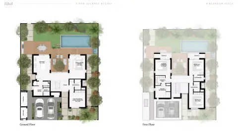 Floor plan, 4 Bed