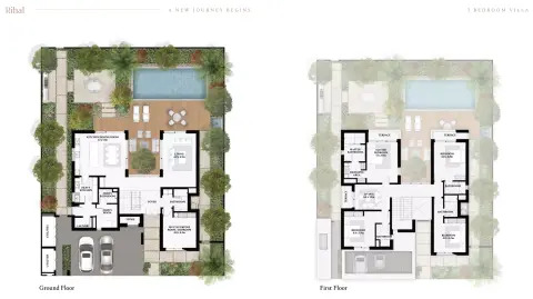 Floor plan, 5 Bed