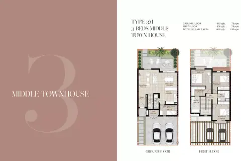 Floor plan, 3 Bed