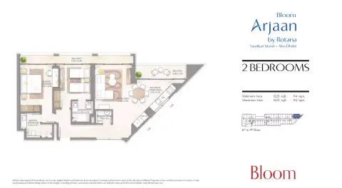 Floor plan, 2 Bed