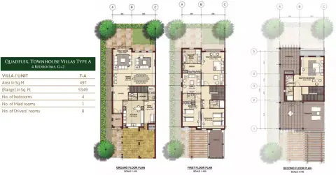 Floor plan, 4 Bed