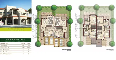 Floor plan, 3 Bed