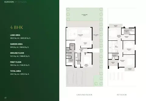 Floor plan, 4 Bed