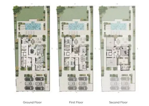 Floor plan, 5 Bed