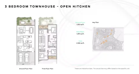 Floor plan, 3 Bed