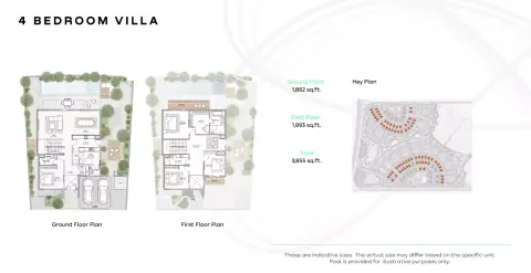 Floor plan, 4 Bed