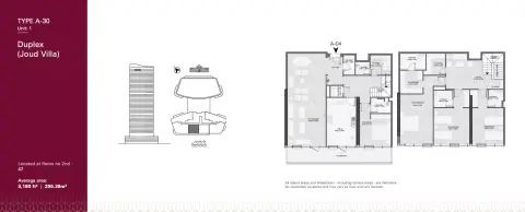 Floor plan, 4 Bed