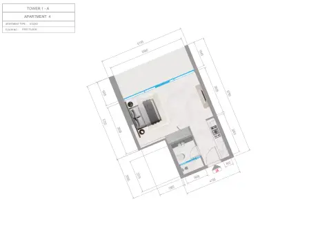 Floor plan, Studio