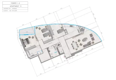 Floor plan, 3 Bed