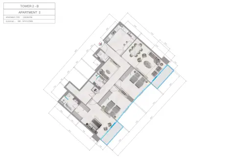 Floor plan, 3 Bed