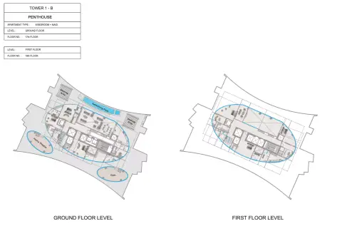 Floor plan, 6 Bed
