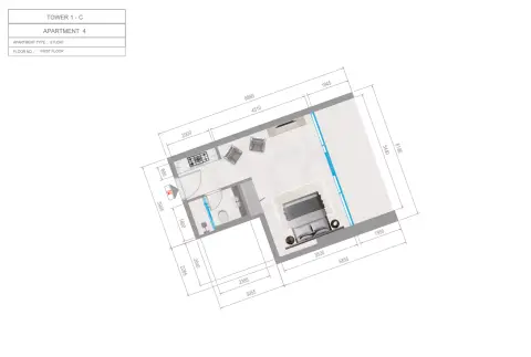 Floor plan, Studio