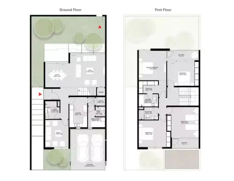 Floor plan, 4 Bed