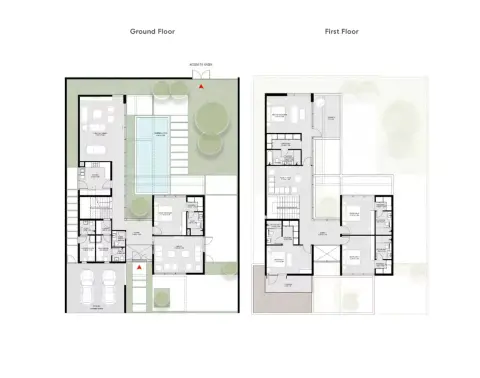 Floor plan, 5 Bed