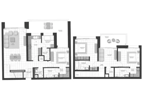 Floor plan, 3 Bed
