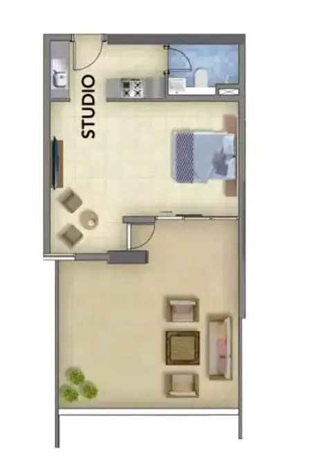 Floor plan, Studio