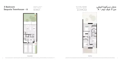 Floor plan, 3 Bed
