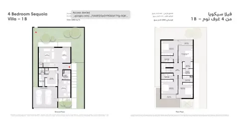 Floor plan, 4 Bed