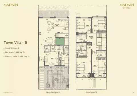 Floor plan, 4 Bed