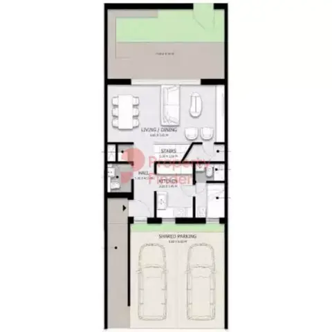 Floor plan, 2 Bed