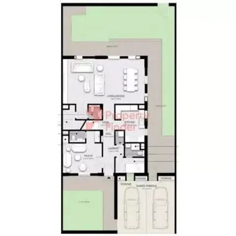 Floor plan, 4 Bed