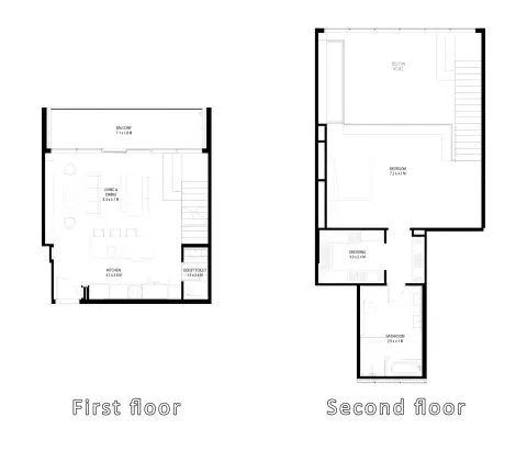 Floor plan, 1 Bed