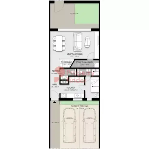 Floor plan, 2 Bed