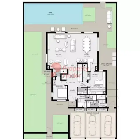 Floor plan, 5 Bed
