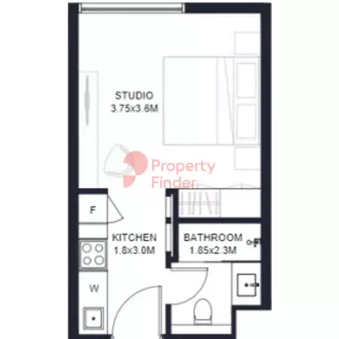 Floor plan, Studio