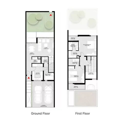 Floor plan, 2 Bed
