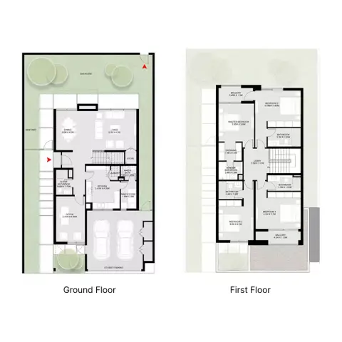Floor plan, 4 Bed