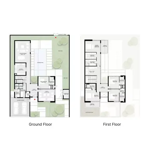 Floor plan, 5 Bed