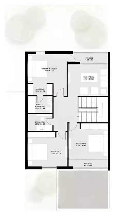 Floor plan, 4 Bed