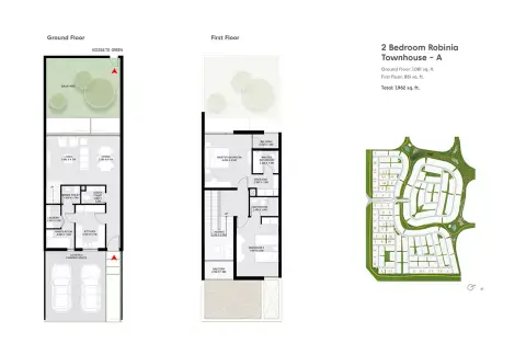 Floor plan, 2 Bed