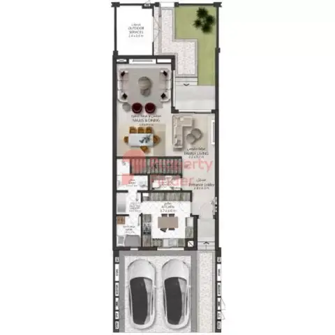 Floor plan, 3 Bed