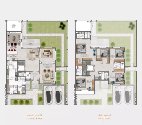 Floor plan, 5 Bed