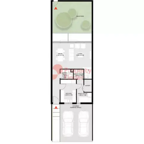 Floor plan, 2 Bed