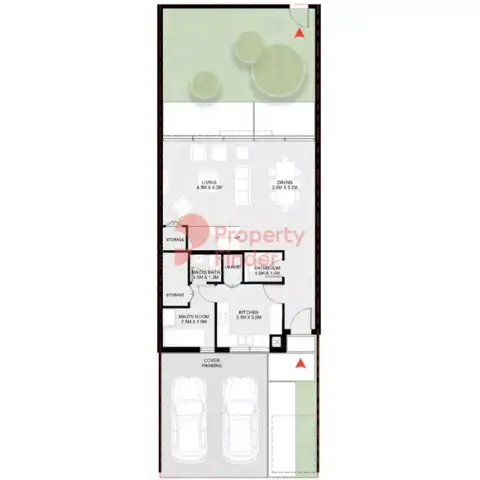 Floor plan, 3 Bed
