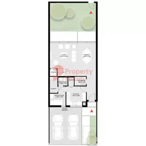 Floor plan, 4 Bed