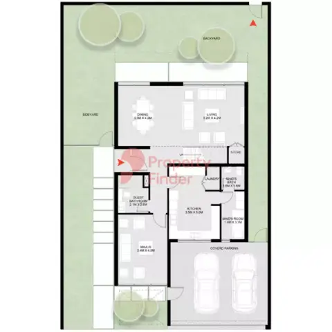 Floor plan, 4 Bed
