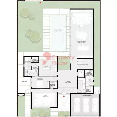Floor plan, 6 Bed